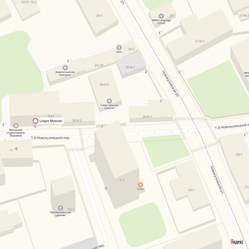 Lingvo Moscow map